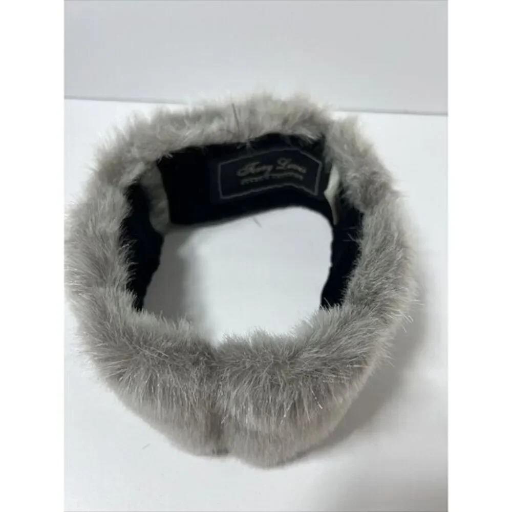 Faux Fur Head Band Silver Fox Terry Lewis Classic‎ Luxuries